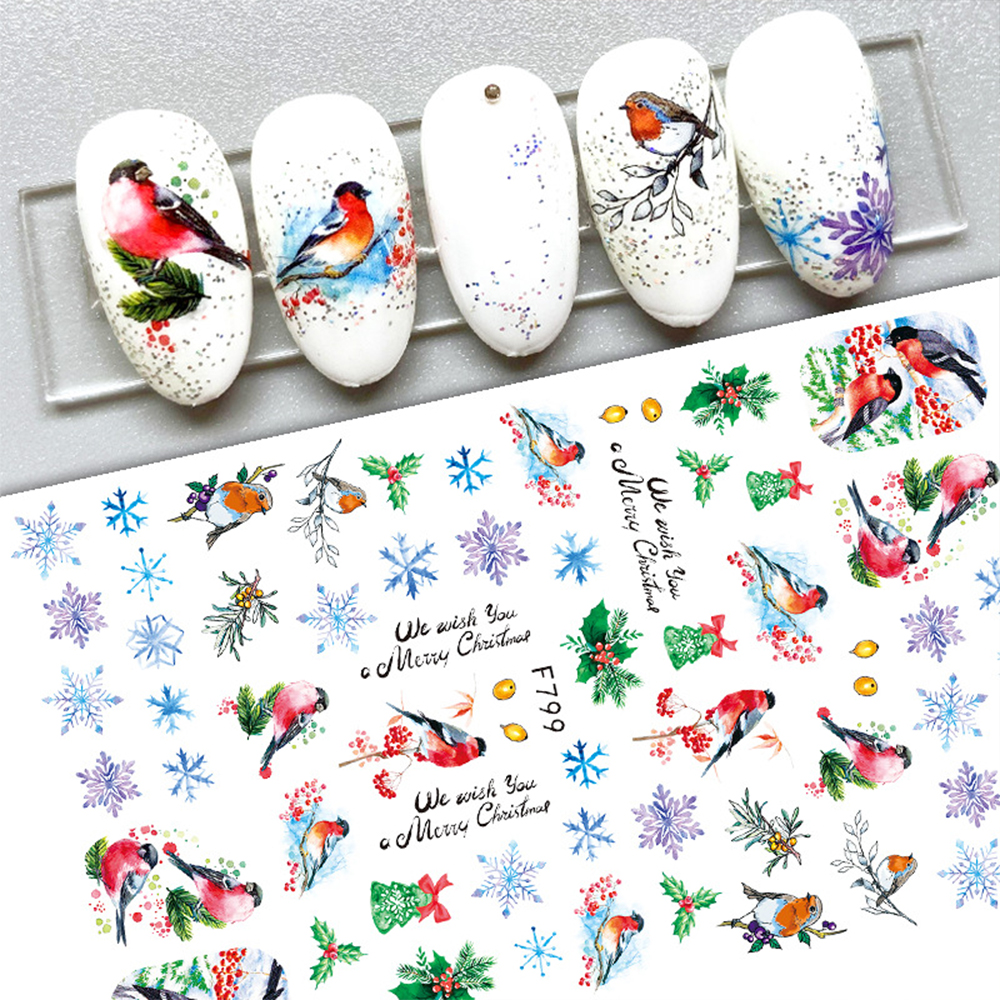 Наклейки Nail Sticker F799