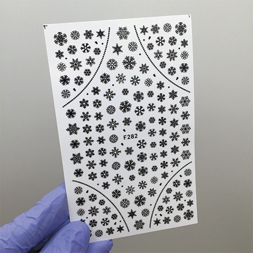 Наклейки Nail Sticker F282 (колір: чорний)