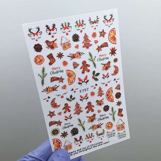 Наклейки Nail Sticker F797