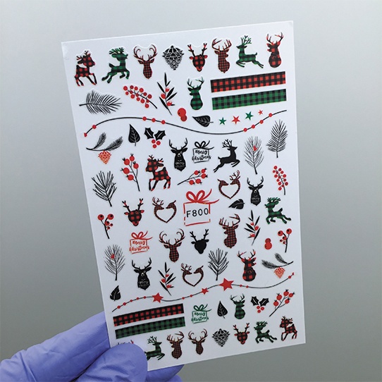 Наклейки Nail Sticker F800