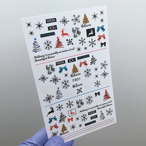 Наклейки Nail Sticker F801