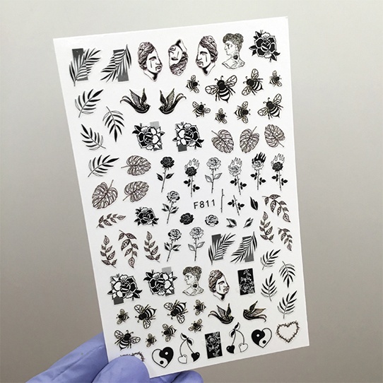 Наклейки Nail Sticker F811