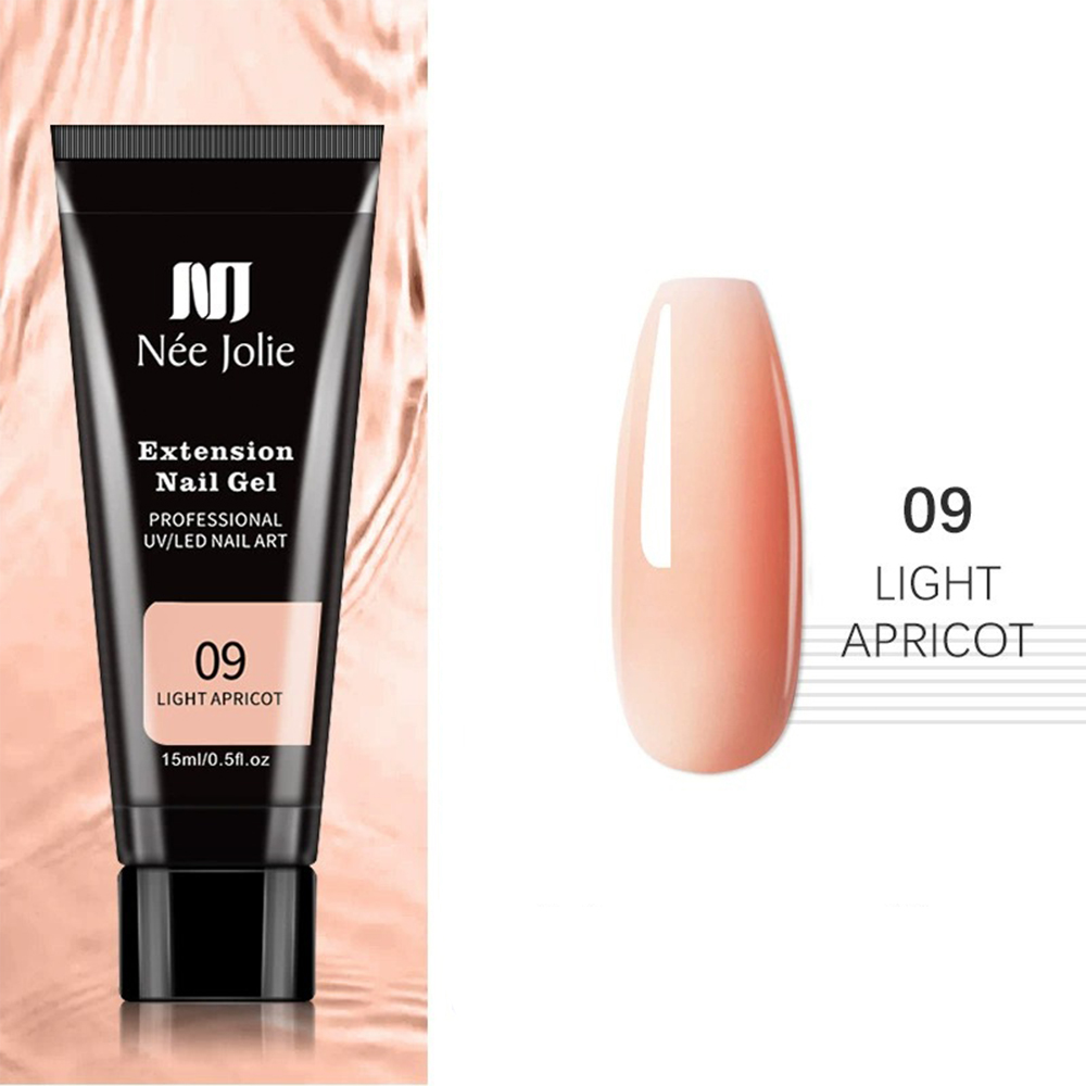 Акрилгель Nee Jolie 09 (Light appricot), 15 мл
