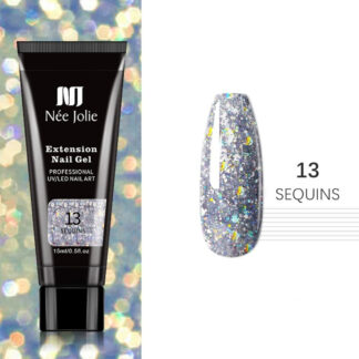 Акрилгель Nee Jolie 13 (Sequins), 15 мл