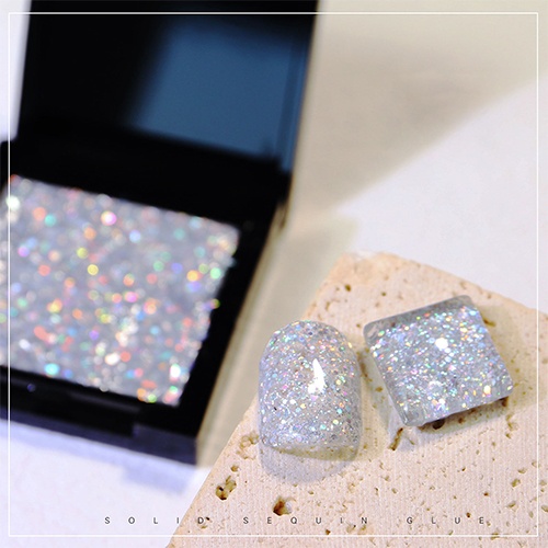 Гель-глиттер Solid Glitter UV Gel 12