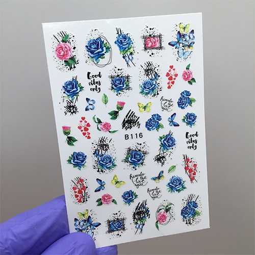 Наклейки Flower B116