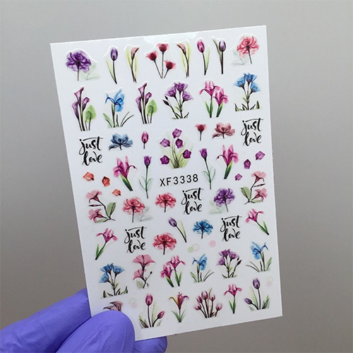Наклейки Flower XF3338