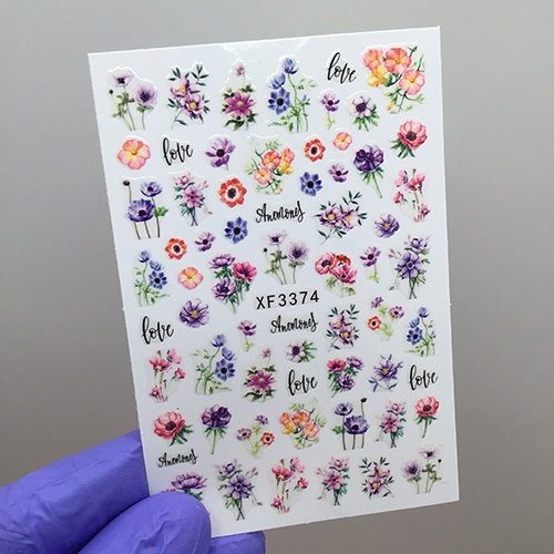 Наклейки Flower XF3374