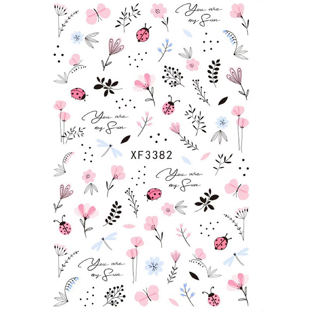 Наклейки Flower XF3382