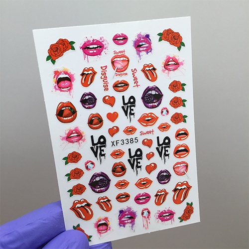Наклейки Flower XF3385