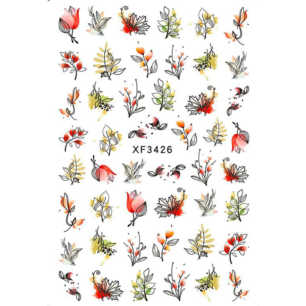 Наклейки Flower XF3426