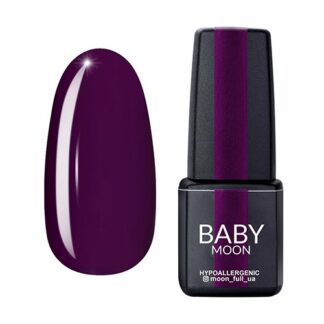 Гель-лак Baby Moon Burgundy №012, 6 мл (сливовий)