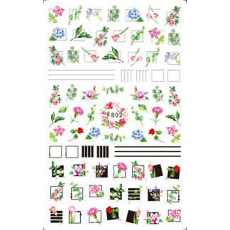 Наклейки Nail Sticker F802