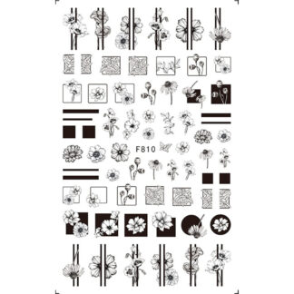 Наклейки Nail Sticker F810