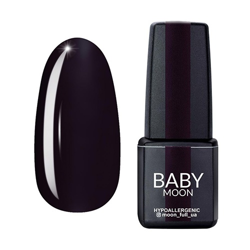 Гель-лак Baby Moon Burgundy №001, 6 мл (димчастий баклажан)