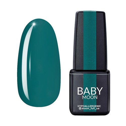 Гель-лак Baby Moon Cold Ocean №009, 6 мл (м'ятно-бірюзовий)