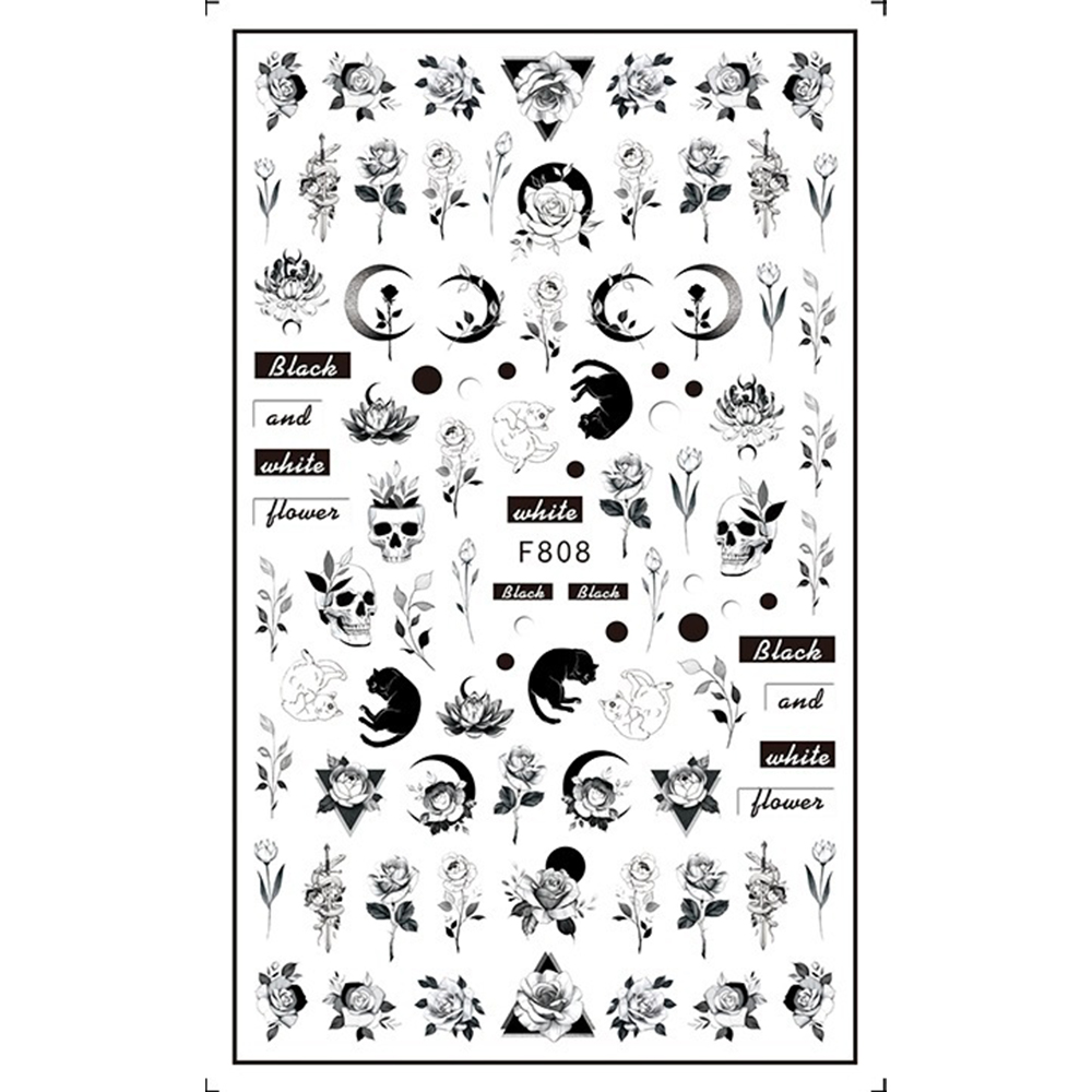 Наклейки Nail Sticker F808