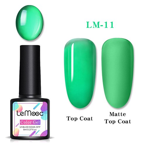 Витражный гель-лак LeMooc Rainbow Jelly 11, 8 мл