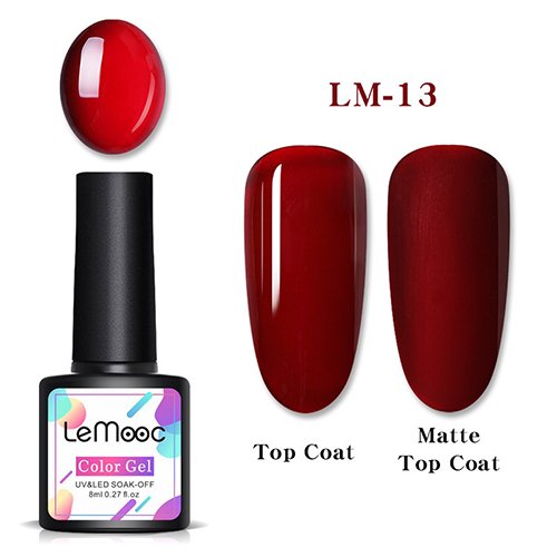 Витражный гель-лак LeMooc Rainbow Jelly 13, 8 мл