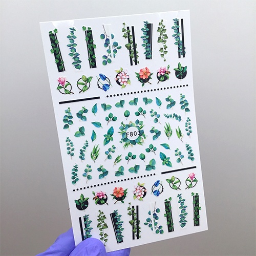 Наклейки Nail Sticker F803
