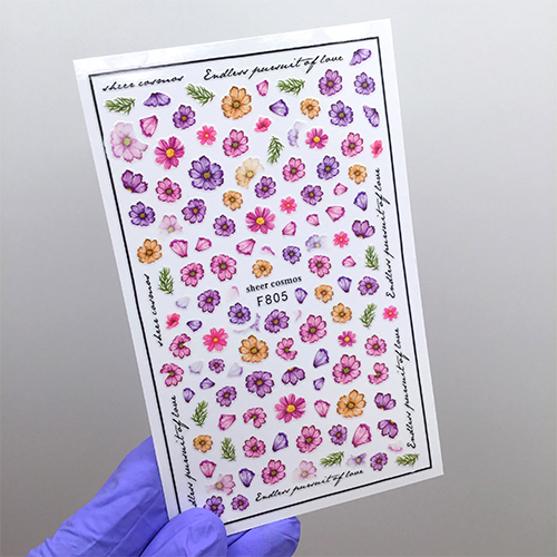 Наклейки Nail Sticker F805
