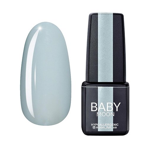 Гель-лак Baby Moon Cold Ocean №001, 6 мл (біло-блакитний)