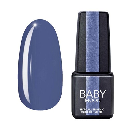 Гель-лак Baby Moon Cold Ocean №016, 6 мл (сизий)