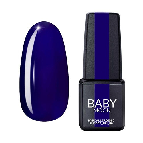 Гель-лак Baby Moon Cold Ocean №025, 6 мл (темний індиго)