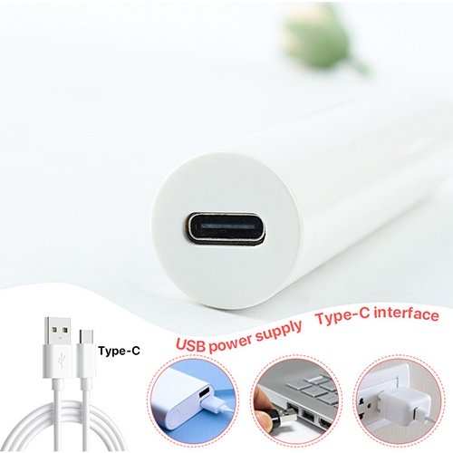 Фонарик LED Compact USB, белый - Зображення 3