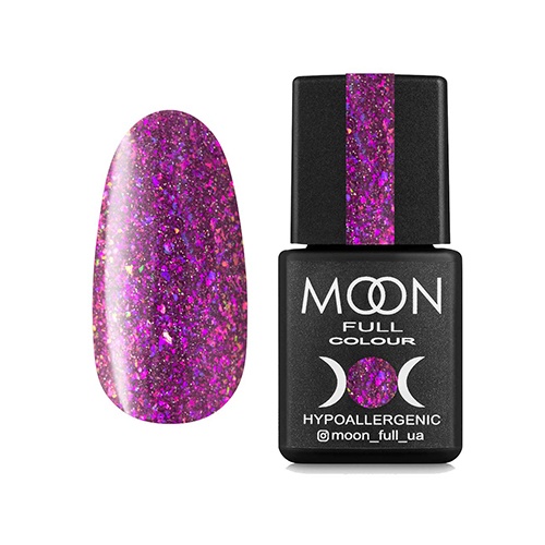 Гель-лак світловідбиваючий Moon Full Chrome Flake Disko 02, 8 мл