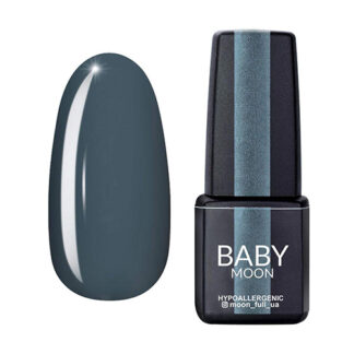 Гель-лак Baby Moon Cold Ocean №007, 6 мл (сірий)