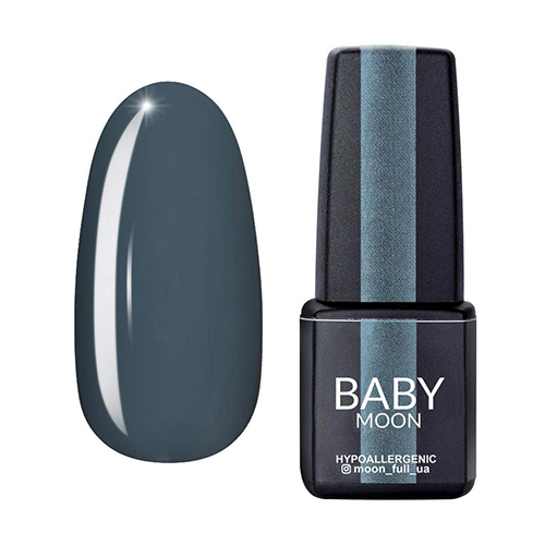 Гель-лак Baby Moon Cold Ocean №007, 6 мл (сірий)
