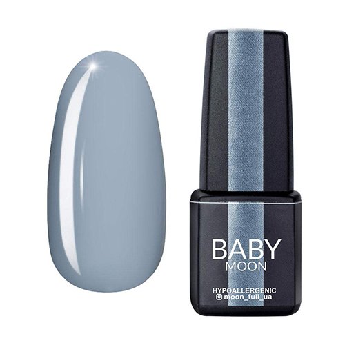 Гель-лак Baby Moon Cold Ocean №010, 6 мл (блакитна сталь)
