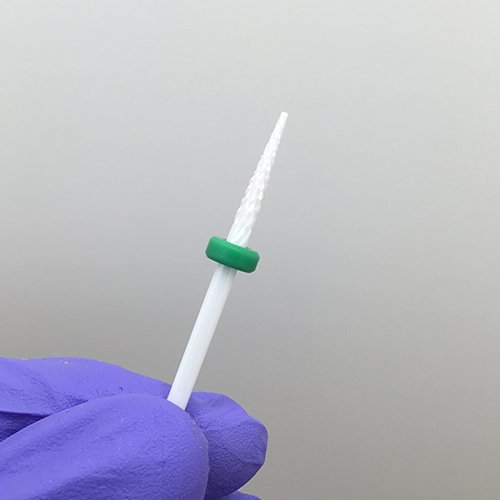 Керамическая фреза Small Cone с зеленой насечкой