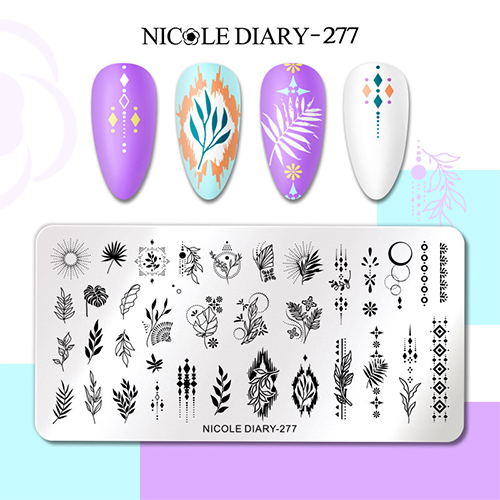 Пластина для стемпинга Nicole Diary-277