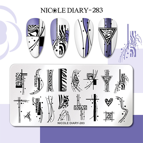 Пластина для стемпинга Nicole Diary-283