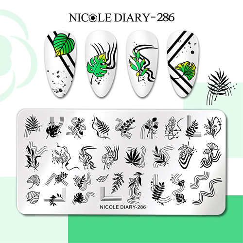 Пластина для стемпинга Nicole Diary-286