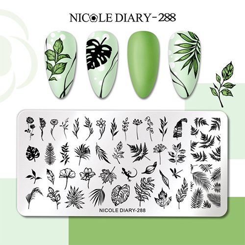 Пластина для стемпинга Nicole Diary-288