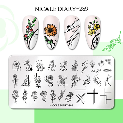 Пластина для стемпинга Nicole Diary-289