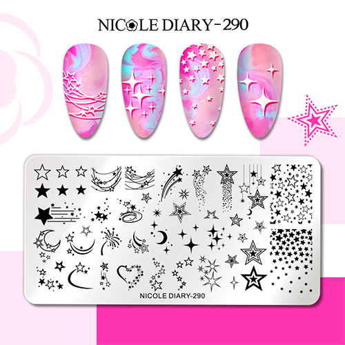 Пластина для стемпинга Nicole Diary-290