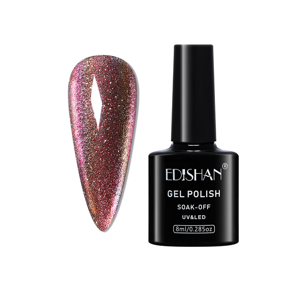 Гель-лак EDISHAN Cat Eye 01, 8 мл