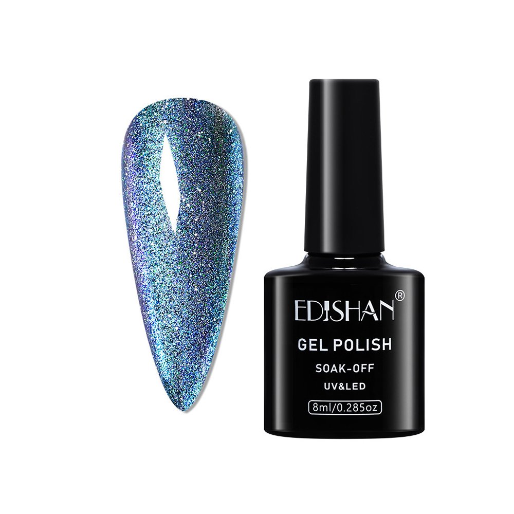 Гель-лак EDISHAN Cat Eye 08, 8 мл