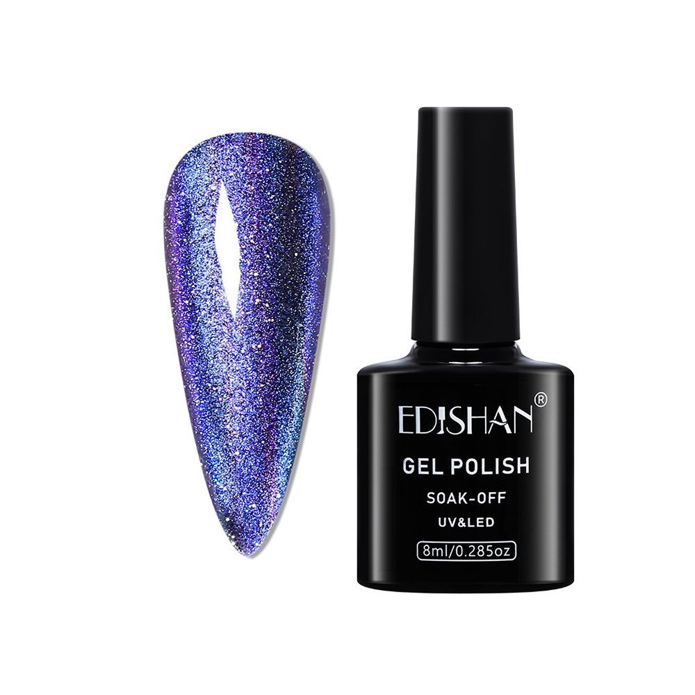 Гель-лак EDISHAN Cat Eye 10, 8 мл