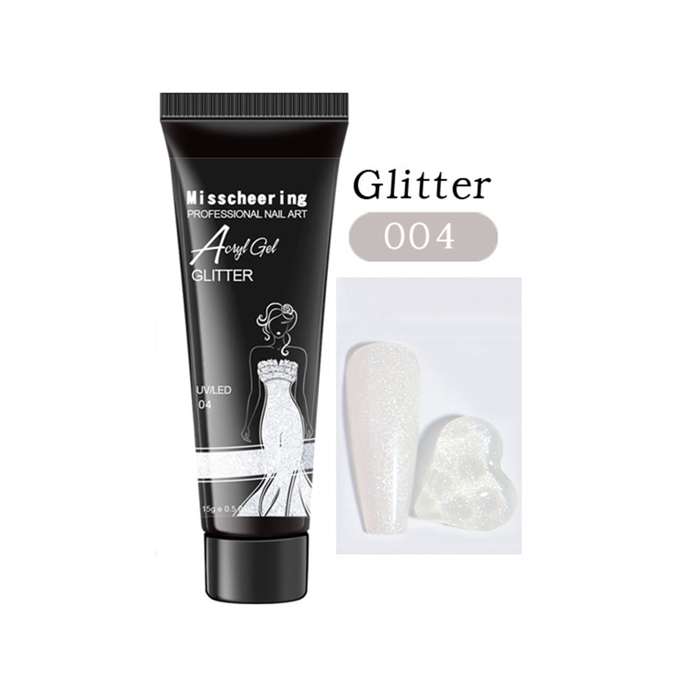 Акрилгель Misscheering GLITTER 04, 15 мл