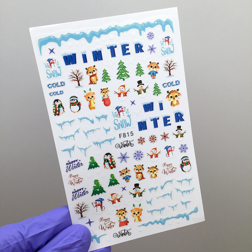 Наклейки Nail Sticker F815