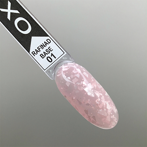 Камуфлирующая база для гель-лака Oxxi Professional Rafinad Base 10 мл, № 01