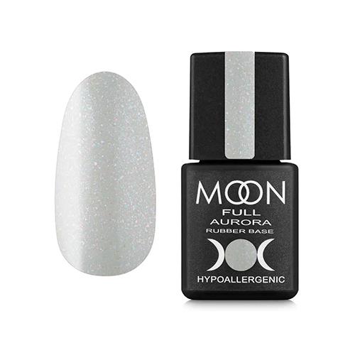 Кольорова база Moon Ful Rubber Base Aurora №2004, 8 мл