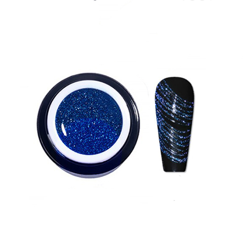 Светоотражающий гель-паутинка Full Beauty 04 (Blue) 5 мл