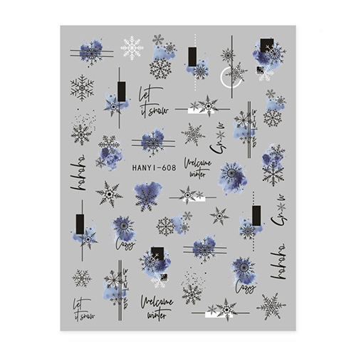 Наклейки Nail Sticker HANYI — 608