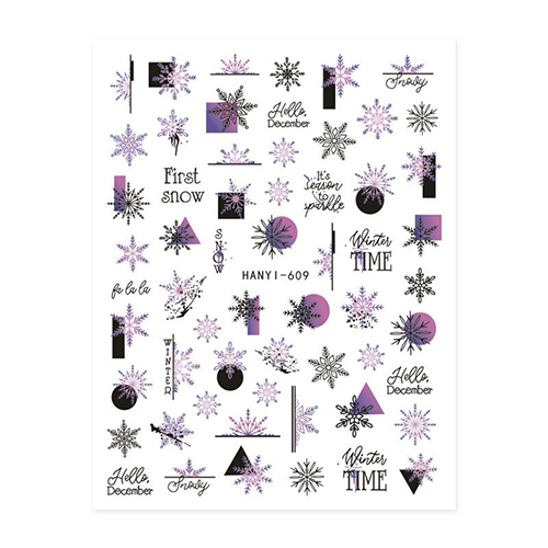 Наклейки Nail Sticker HANYI — 609